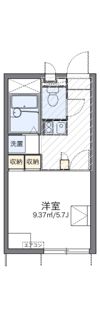 レオパレスサンオークの間取り画像