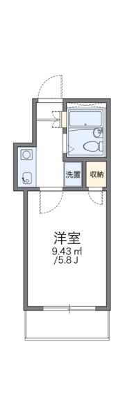 レオパレス美國の間取り画像