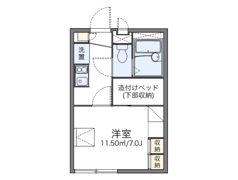 レオパレスシプレIIの間取り画像