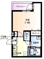フジパレス針中野II番館の間取り画像