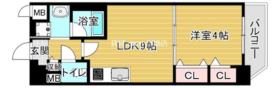 パーフェクトライフ京橋駅前の間取り画像