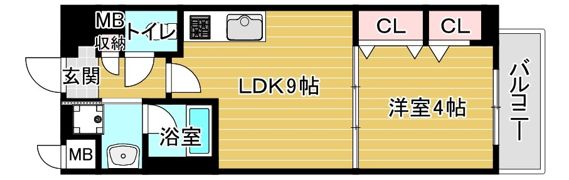 パーフェクトライフ京橋駅前の間取り画像