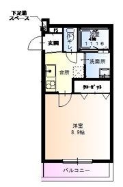 フジパレス出戸I番館の間取り画像