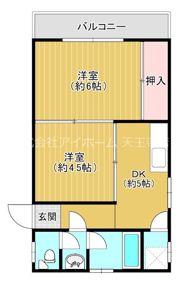 アッシュコート阿倍野の間取り画像