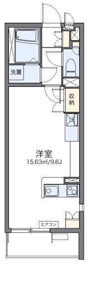 レオネクストフェリシテ天下茶屋の間取り画像