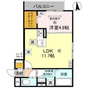 グランピース駒川の間取り画像