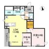 グランピース駒川の間取り画像