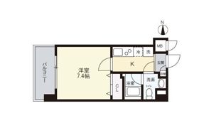 リアーレ北田辺の間取り画像