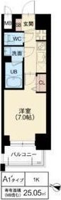 DOUBLE NINE RESIDENCE TENNOJIMの間取り画像