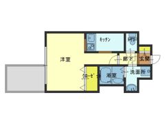 レオンコンフォート上本町の間取り画像