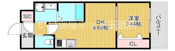 クローバー・グランデ今里の間取り画像