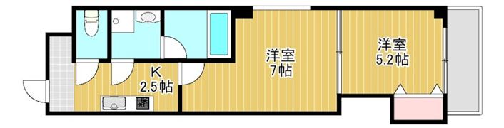 inizio大今里の間取り画像