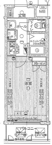 ラナップスクエア大手前の間取り画像