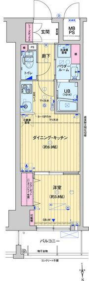 レオンコンフォート本町東IIの間取り画像