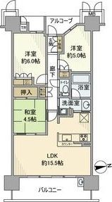 セントプレイスグランドプレミオの間取り画像