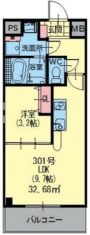 HCレジデンスの間取り画像