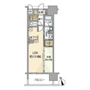 リビオ住吉駅前の間取り画像