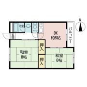 ハイツヒサシの間取り画像