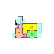 ペガサス1番館住吉の間取り画像