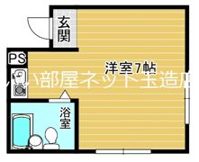 大宝AXIA緑橋の間取り画像
