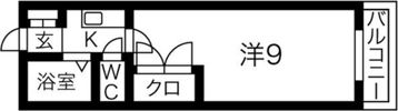 アベニュー西長居の間取り画像
