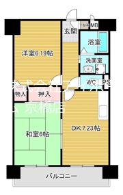 リベラルパレス城東の間取り画像