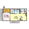 Sinfaria YUZATO B棟の間取り画像