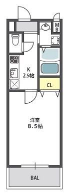 グローパレス鷹合の間取り画像