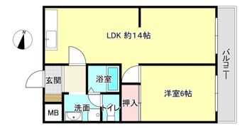 パインブルック東住吉の間取り画像