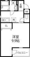 クローバーハイツ鷹合の間取り画像