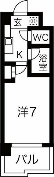 フレンドシップ1の間取り画像