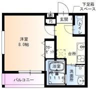 フジパレス杉本町駅西VI番館の間取り画像