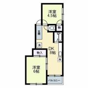 ハイツ富士の間取り画像