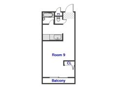 サニーハイツ住吉の間取り画像
