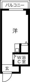 ベルメゾンリズの間取り画像