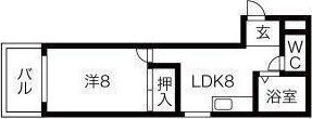 KTI南森町の間取り画像