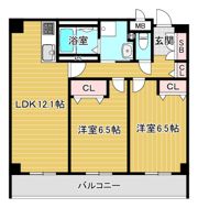 レジディア西天満の間取り画像