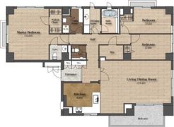 コート帝塚山中の間取り画像