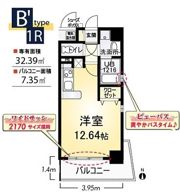 パレ フルール（東大阪）の間取り画像
