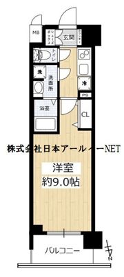 ララプレイス大阪城公園ノルドの間取り画像