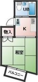 マンションコスモIIIの間取り画像