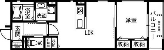 仮称）大阪市住吉区長居西1丁目PJの間取り画像