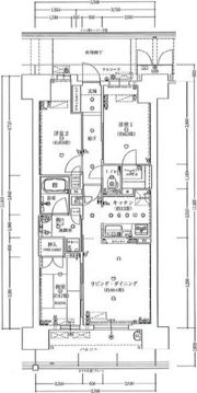 大阪ベイレジデンスの間取り画像