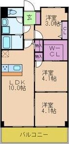 メゾンAメッツの間取り画像