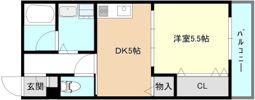 エルサ住之江の間取り画像