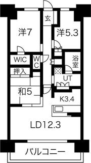 大阪ベイレジデンスの間取り画像