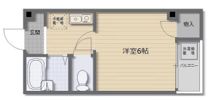 リバティ京橋の間取り画像