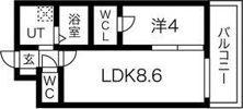 シスイル住之江の間取り画像