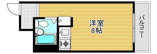 朝日プラザアドバンス淡路の間取り画像