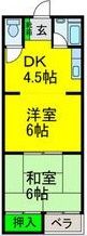 浜口ハイツの間取り画像
